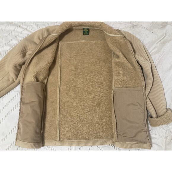 Cabela’s Ribbed Fleece Jacket with Sherpa Lining size XL - Picture 2 of 6